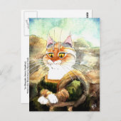 La Giagatto (Mona Heather) Postkarte (Vorne/Hinten)
