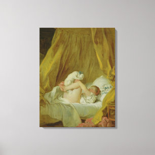 'La Gimblette', Girl with a Dog, c.1770 (Öl auf ca Leinwanddruck