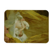 'La Gimblette', Girl with a Dog, c.1770 (Öl auf ca Magnet (Horizontal)