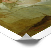 'La Gimblette', Girl with a Dog, c.1770 (Öl auf ca Poster (Ecke)