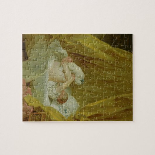 "La Gimblette", Mädchen mit einem Hund, c.1770 (Öl Puzzle (Horizontal)