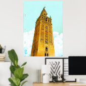 La Giralda de Sevilla - Don Quixote Hintergrund Poster (Heimbüro)