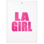 LA Girl Klemmbrett (Rückseite)