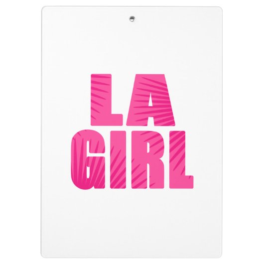 LA Girl Klemmbrett (Rückseite)