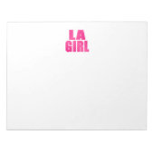 LA Girl Notizblock (Vorderseite)