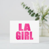 LA Girl Postkarte (Stehend Vorderseite)