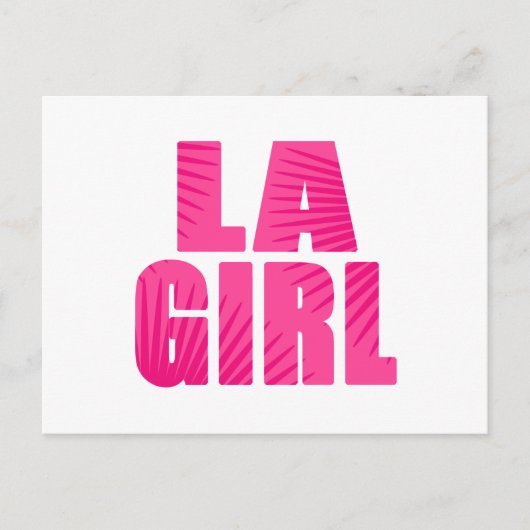 LA Girl Postkarte (Vorderseite)
