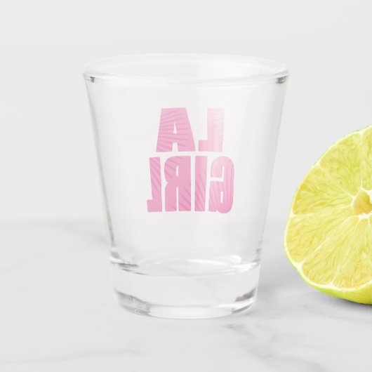 LA Girl Schnapsglas (Rückseite)