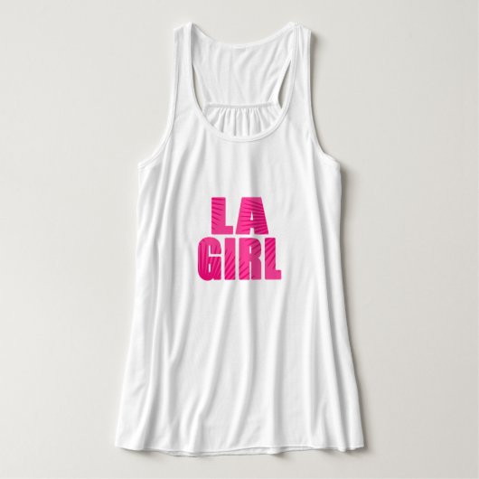 LA Girl Tank Top (Design Vorderseite)