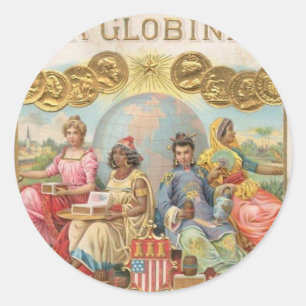 La Globina Cigar Label Runder Aufkleber