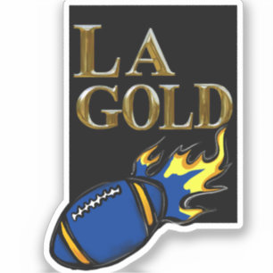 LA GOLD AUFKLEBER