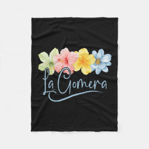 La Gomera Blumen Kanarische Inseln Spanien Floral  Fleecedecke