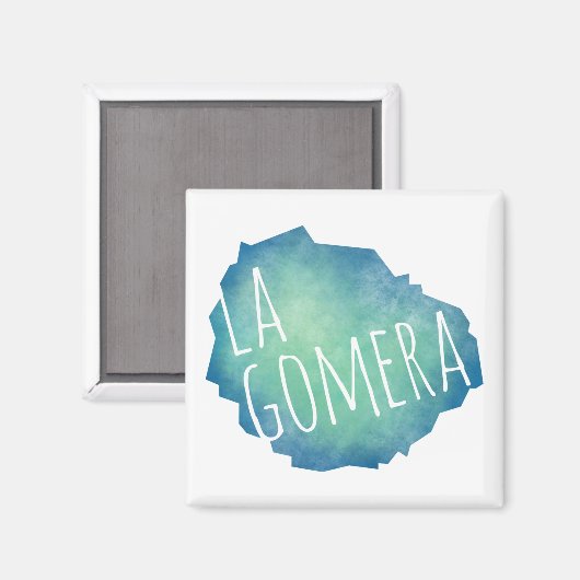 La Gomera Magnet (Vorderseite/Rückseite)