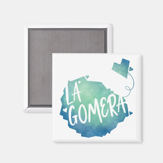 La Gomera Magnet (Vorderseite/Rückseite)