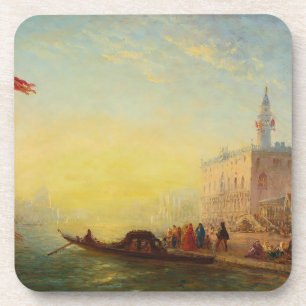 La Gondole, Quai des Esclavons, Félix Ziem Getränkeuntersetzer