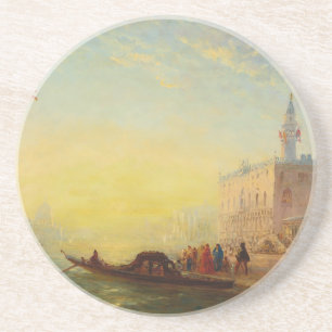 La Gondole, Quai des Esclavons, Félix Ziem Getränkeuntersetzer