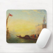 La Gondole, Quai des Esclavons, Félix Ziem Mousepad (Mit Mouse)