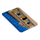 La Graciosa bunt Gebäude View Magnet (Rechte Seite)