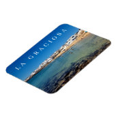 La Graciosa Caleta de Sebo View Kühlschrankmagnet Magnet (Linke Seite)
