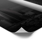 La Grande Arche de la Fraternite, Paris, Frankreic Poster (Ecke)