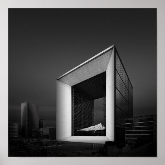 La Grande Arche de la Fraternite, Paris, Frankreic Poster (Vorne)