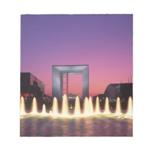 La Grande Arche, La Defense, Paris, Frankreich Notizblock