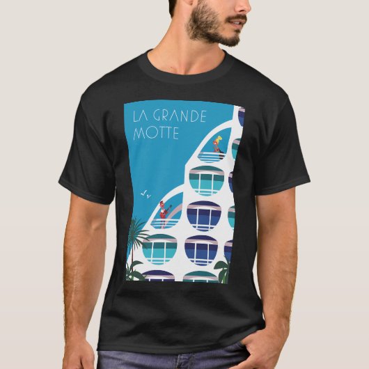 La Grande Motte Poster T-Shirt (Vorderseite)