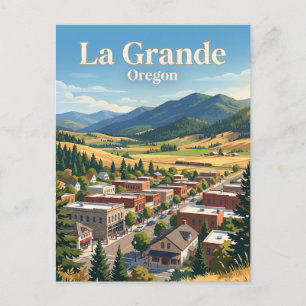 La Grande, Oregon Postkarte