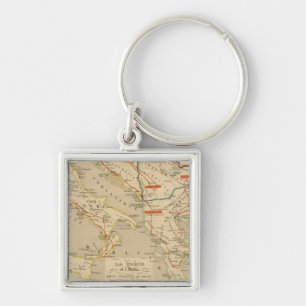 La Grece et l'Italie, 306 a 410, ap JC Schlüsselanhänger