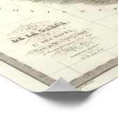 La Grece - Griechenland Poster (Ecke)