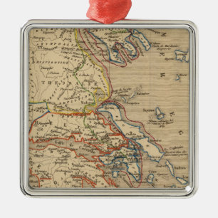 La Grece, Les cotes de L'Asie Mineure Ornament Aus Metall