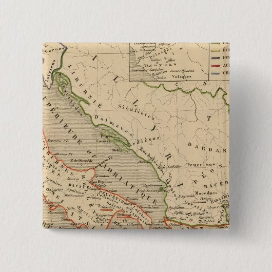 La Grece, l'Italie, 1190 a 504 av JC Button (Vorderseite)