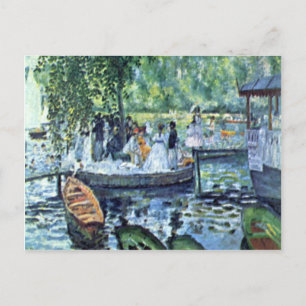 La Grenouillere1 von Pierre Renoir Postkarte
