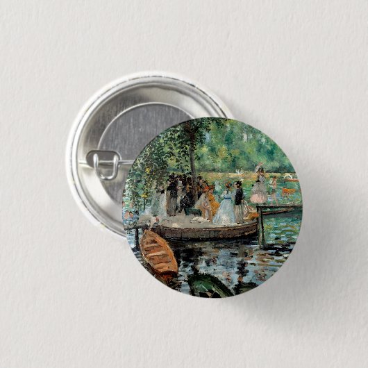 La Grenouillère Auguste Renoir Button (Vorne & Hinten)