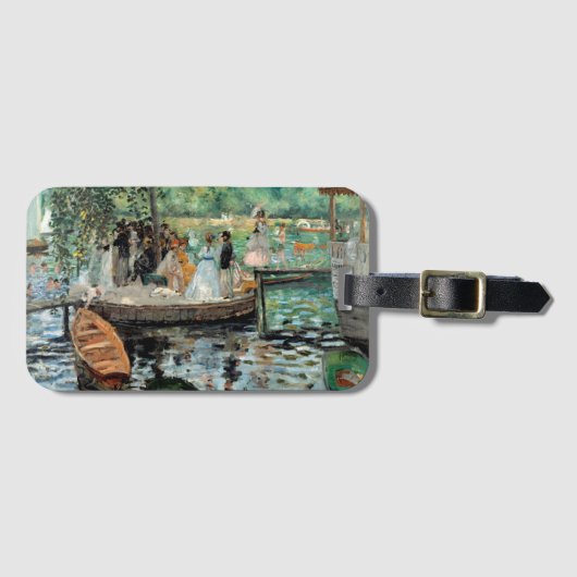 La Grenouillère Auguste Renoir Gepäckanhänger (Vorderseite (Horizontal))
