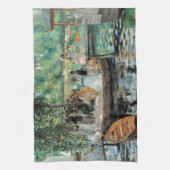 La Grenouillère Auguste Renoir Geschirrtuch (Vertikal)