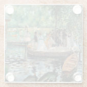 La Grenouillère Auguste Renoir Glasuntersetzer (Rückseite)