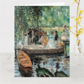 La Grenouillère Auguste Renoir Karte (Gelbe Blume)