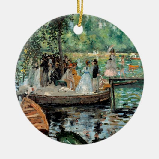 La Grenouillère Auguste Renoir Keramik Ornament (Vorne)