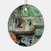 La Grenouillère Auguste Renoir Keramik Ornament (Links)