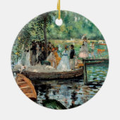 La Grenouillère Auguste Renoir Keramik Ornament (Hinten)