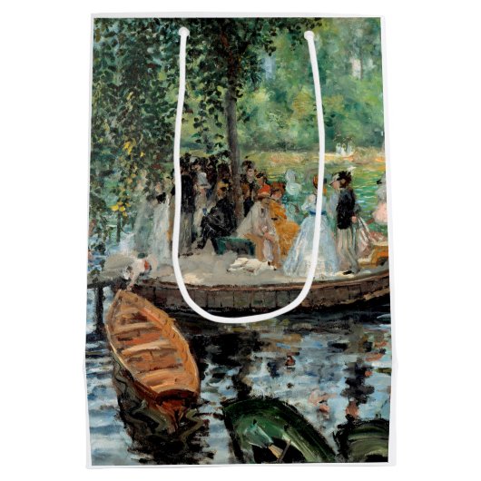 La Grenouillère Auguste Renoir Mittlere Geschenktüte (Rückseite)