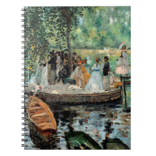 La Grenouillère Auguste Renoir Notizblock