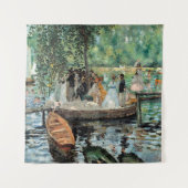 La Grenouillère Auguste Renoir Wandteppich (Vorderseite)