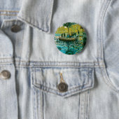 La Grenouillere - Claude Monet - 1869 Button (Beispiel)
