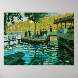 La Grenouillere - Claude Monet - 1869 Poster