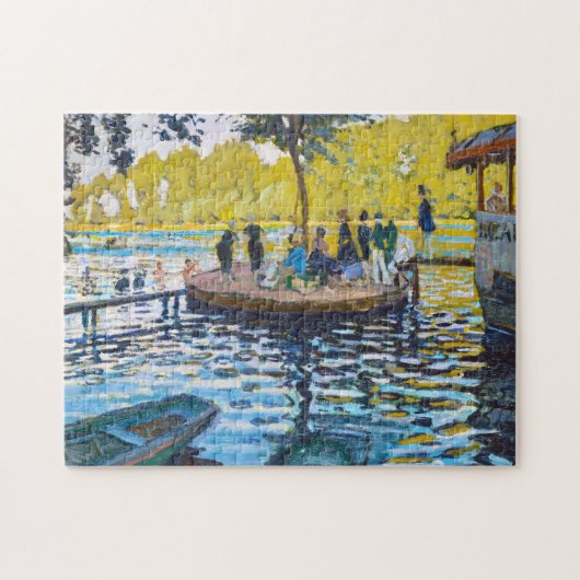 La Grenouillere Claude Monet Kunstmalerei Puzzle (Horizontal)