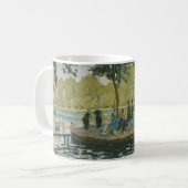 La Grenouillere Claude Monets | Kaffeetasse (Vorderseite Links)