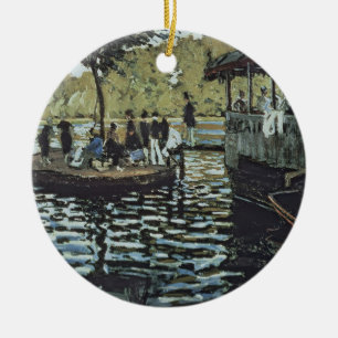 La Grenouillere Claude Monets   Keramik Ornament