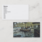 La Grenouillere Claude Monets | Visitenkarte (Vorne/Hinten)